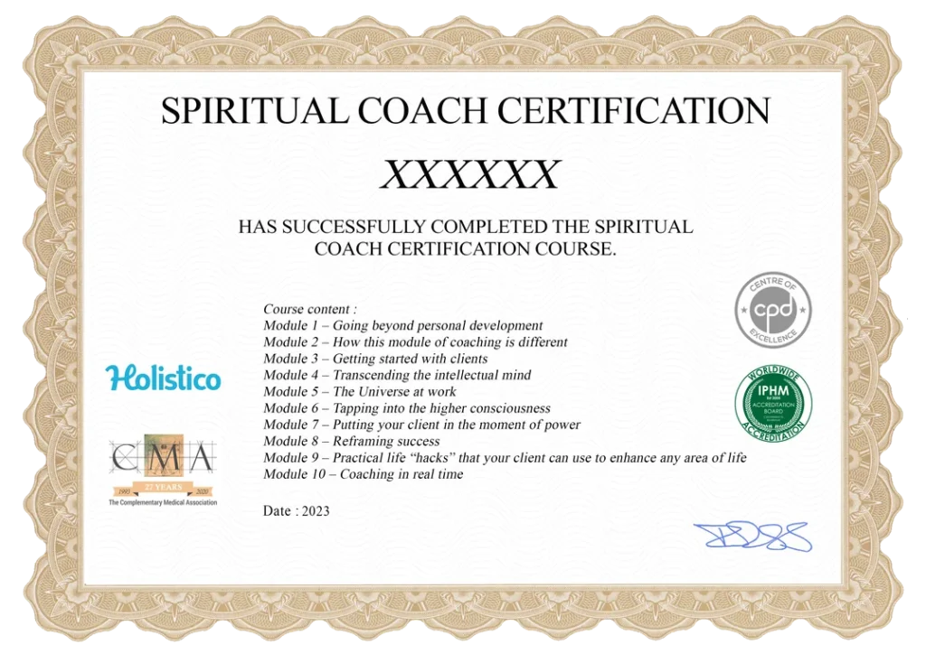 Spiritual Coach HolistiCourses