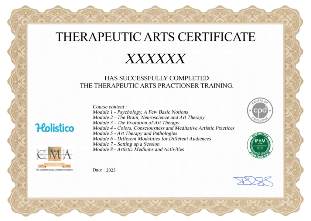 Therapeutic Arts Certification HolistiCourses